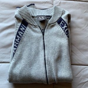 Armani Exchange Full-Zip Sweater